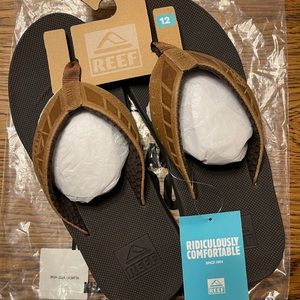 Brand New Men’s Reef Sandals - Phantom LE, Brown/Tan, Size 12